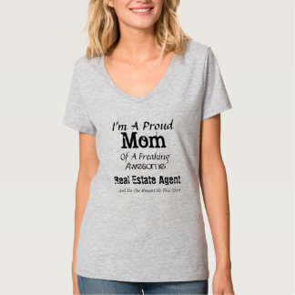 Camiseta Mamá orgullosa de un agente inmobiliario
