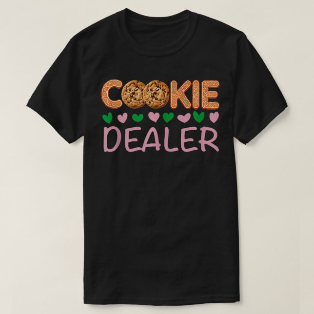 Camiseta MAMÁ ORGULLOSA DE UN Chica DE COOKIE (Diseño del anverso)