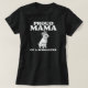 Camiseta Mamá orgullosa de un Schnauzer (Diseño del anverso)