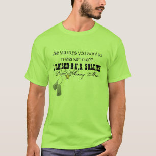 Camiseta Mamá orgullosa del ejército