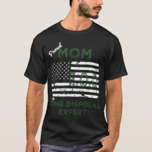 Camiseta mamá orgullosa EOD de un experto en eliminación 