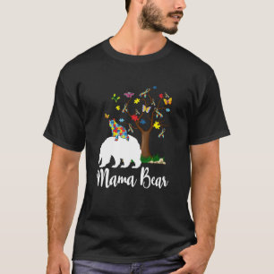 Camiseta Mama Osa Autismo Conciencia Amor Apoyo A La Camise