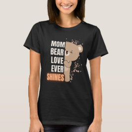 Camiseta Mamá Osa Diseño Gráfico Lindo