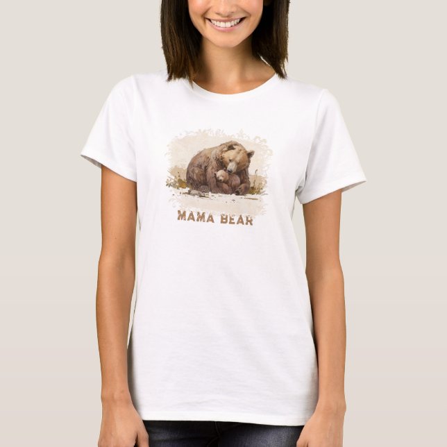 Camiseta *~* MAMA OSO Shuggle Cub Día de la Madre Regalo AP (Anverso)