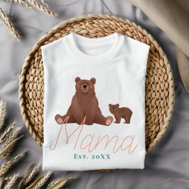 Camiseta Mama Oso y Madre Cuta de Bebé