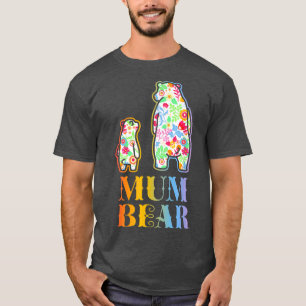 Camiseta Mamá osos mamá abuela Floral feliz día de la madre