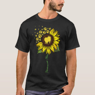 Camiseta Mamá panomermana Sunflower Pomeranian Dog Mamá