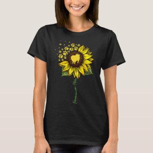 Camiseta Mamá panomermana Sunflower Pomeranian Dog Mamá