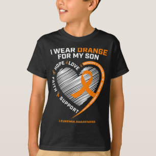 Camiseta Mamá papá Leucemia Conciencia del hijo Leucemia Co