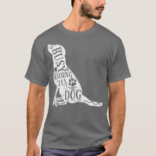 Camiseta Mamá papá ocupada criando a mi dueño de un perro g