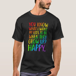 Camiseta Mamá Papá Orgullo Gay Padres De Concienciación En 