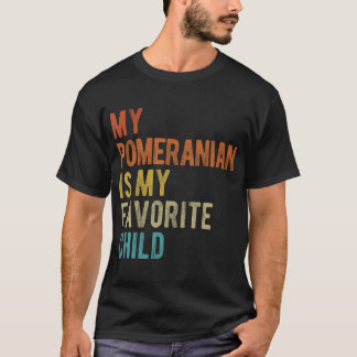 Camiseta Mamá Papá Pomerania Amante Perro Divertido Sarcást