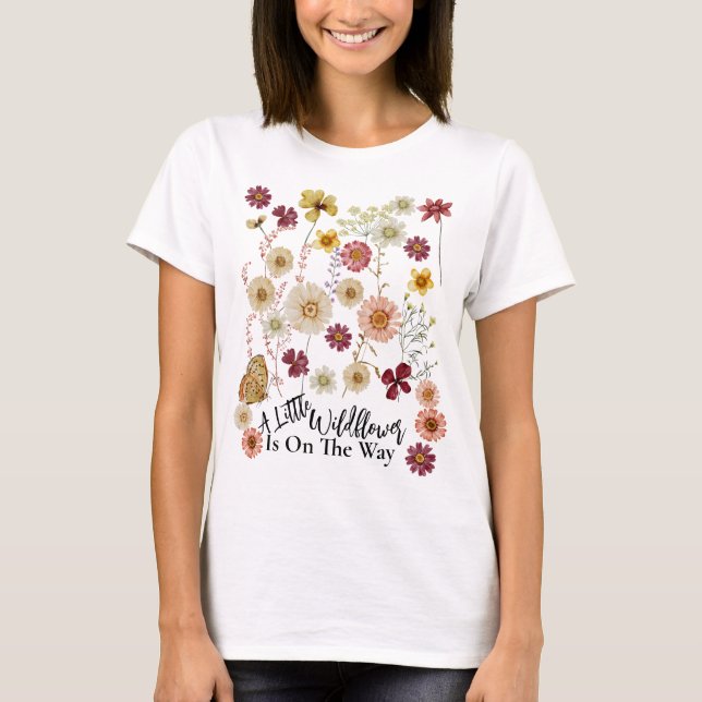 Camiseta Mamá Para Ser El Flor De Boho Rústico (Anverso)