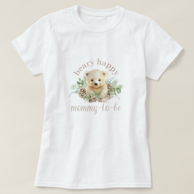 Camiseta Mamá Para Ser Mamá Embarazo Baby Shower (Diseño del anverso)
