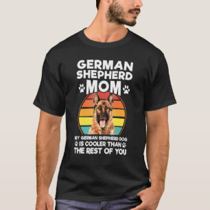 Camiseta Mamá Pastor Alemán Perro Pastor Alemán Perro Masco
