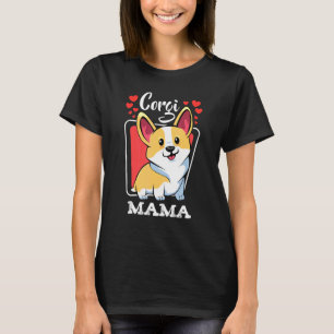 Camiseta Mamá Pembroke Welsh Corgi Cachorro Perro Mascotas
