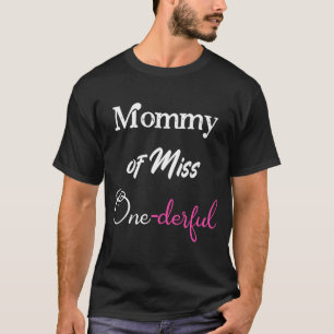 Camiseta Mamá Pequeña Miss Maravillosa Fiesta de Cumpleaños
