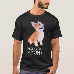 Camiseta Mamá Perra Corgi Galés Antiguo Para Madre