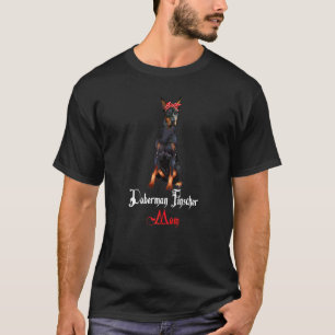 Camiseta Mamá Perro Cachorro Mamá Doberman Pinscher