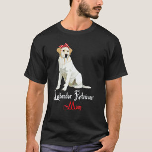 Camiseta Mamá Perro Cachorro Mamá Labrador Retriever