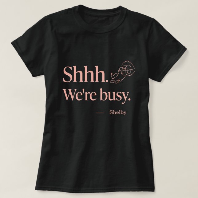 Camiseta Mamá Perro Caniche Dormilón Divertido Nombre Perso (Diseño del anverso)