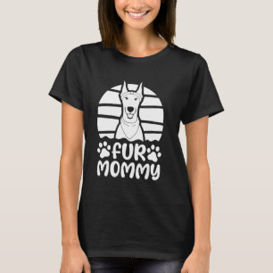Camiseta Mamá Perro Dobermann Mascota - Raza Fur Mamá