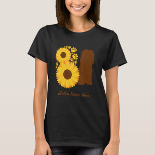 Camiseta Mamá Perro Girasol Terrier Tibetano