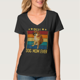Camiseta Mamá Perro Mejor Perro Cita Cheem Guay De Perro Ma