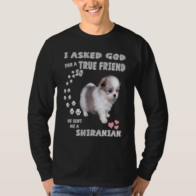 Camiseta Mamá Perro Pomshi, disfraz de papá shih pom, chifl (Anverso)