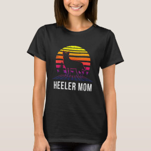 Camiseta Mamá Perro Vaquero Lindo Estética Vaporwave
