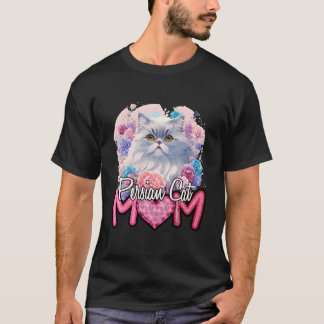 Camiseta Mamá Persa Gato Persa Mama Gato