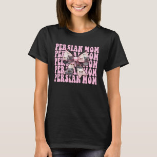 Camiseta Mamá persa Mama Día de la Madre Gato Persa Coq Ros