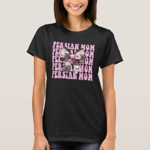 Camiseta Mamá Persa Mama Gato Persa Día de la Madre Coq Ros