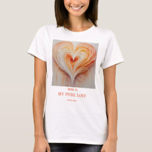 Camiseta Mamá personalizada es mi amor puro
