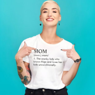 Camiseta Mamá Personalizado regalo de definición divertida 