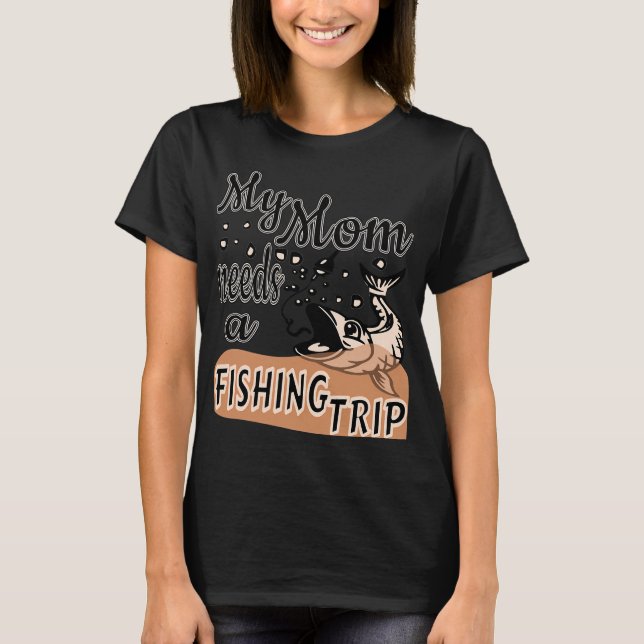 Camiseta Mamá pescadora de Denver (Anverso)
