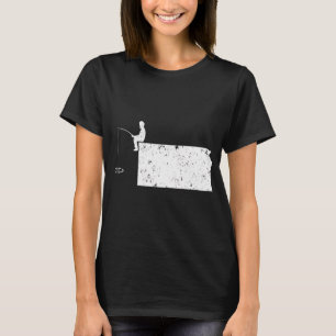 Camiseta Mamá Pescadora KS Humor de Pesca de Lubina Papá Pe
