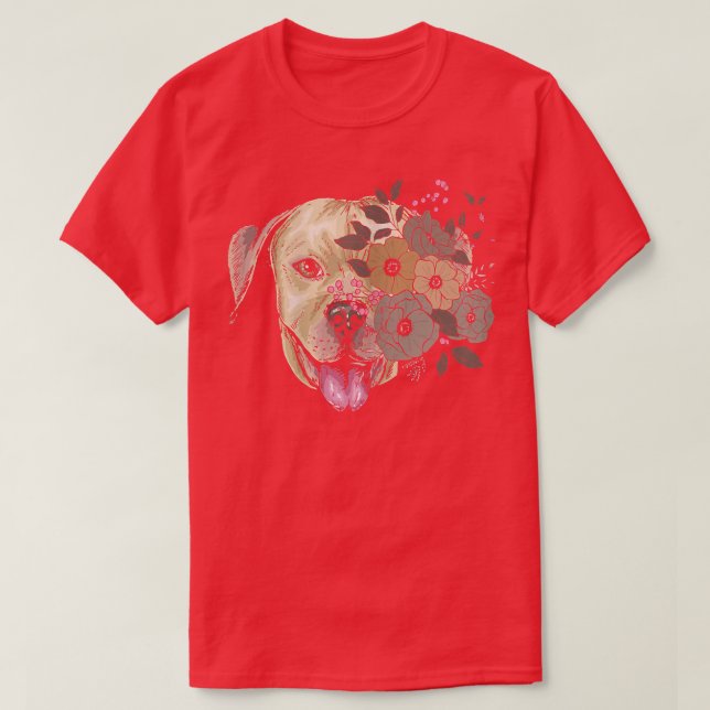 Camiseta Mamá Pitbull, dueña de perros, profesora de Bulldo (Diseño del anverso)