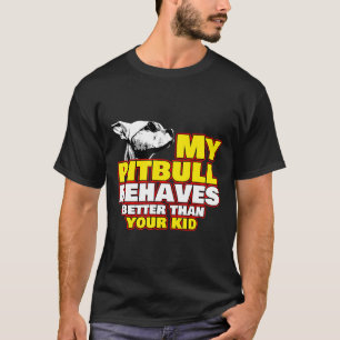 Camiseta Mamá Pitbull Perro Mascota Calcomanía Collar Jugue