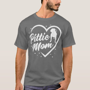 Camiseta Mamá Pittie, Abuela Perro de Damas, La Mejor Madre