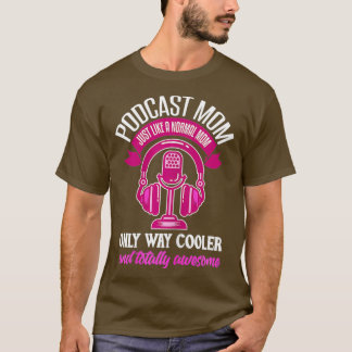 Camiseta Mamá podcast divertida madre de podcaster amante