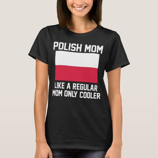 Camiseta Mamá polaca (Anverso)