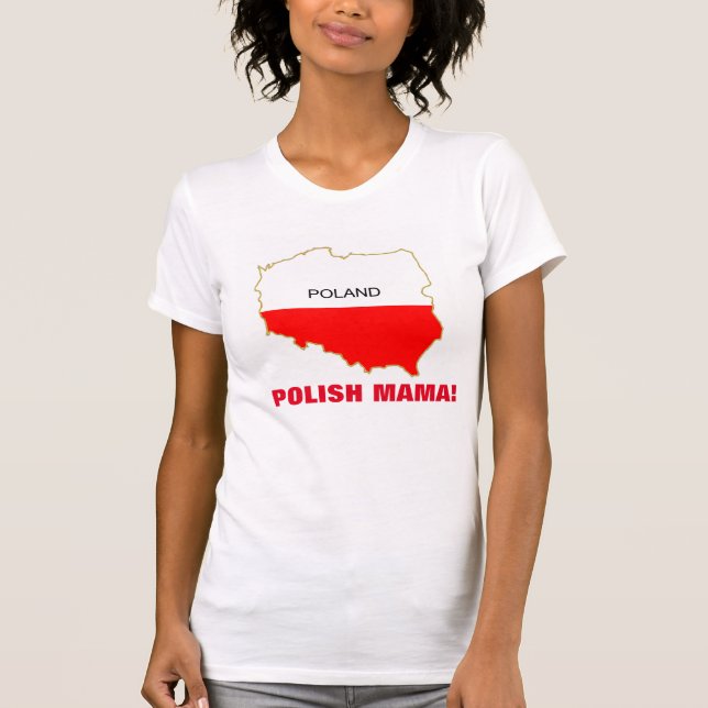 CAMISETA ¡MAMÁ POLACA! (Anverso)