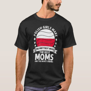 Camiseta Mamá polaca Día de la Madre de Polonia Mamá polaca