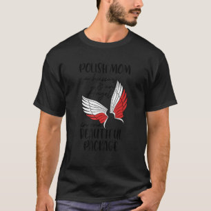 Camiseta Mamá polaca húsar y ángel en hermoso paquete