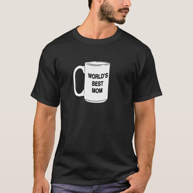 Camiseta Mamá por la mejor mamá del mundo (Anverso)