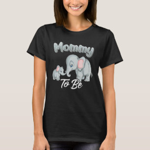 Camiseta Mamá Pronto Será Elefante Para Baby Shower Gen