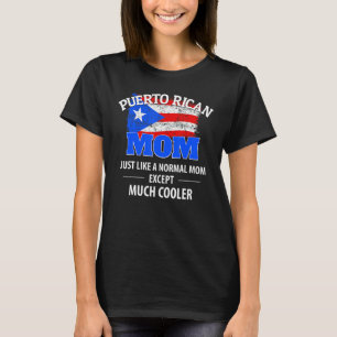 Camiseta Mamá puertorriqueña mucho más fría - Viejo Puerto