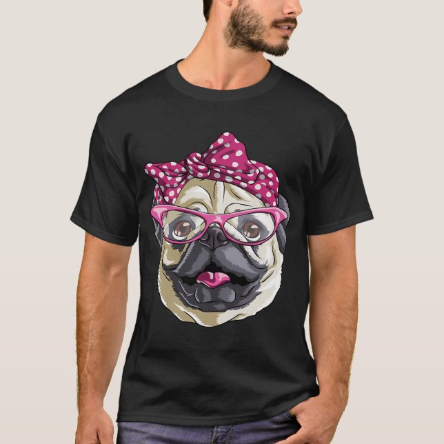 Camiseta Mamá Pug (Anverso)