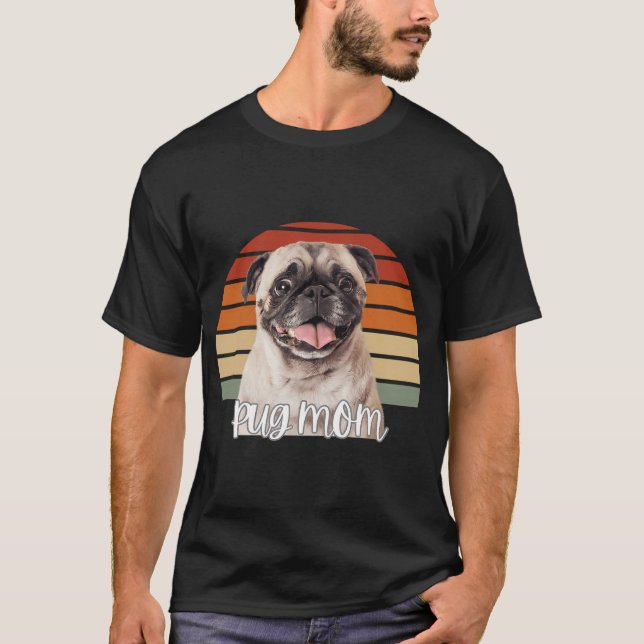 Camiseta Mamá Pug (Anverso)